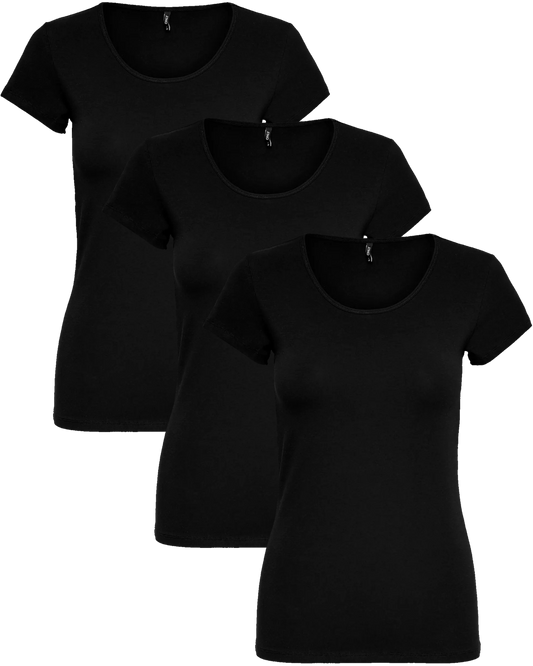 Only Basic T-Shirt 3er Pack