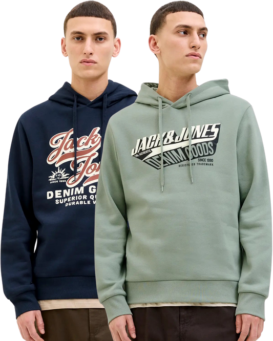Jack & Jones Kapuzenpullover mit Logoprint