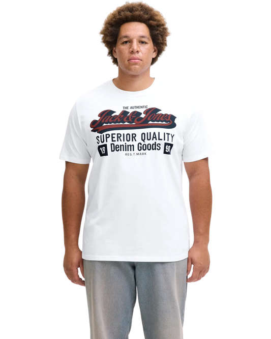 Jack & Jones Big Size Print T-Shirt