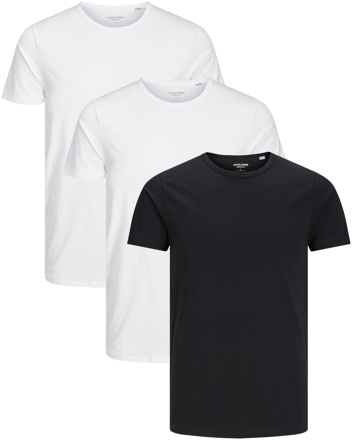 Jack & Jones 3er Pack O-Neck Basic T-Shirts