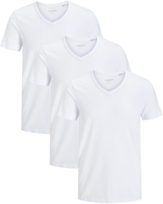 Jack & Jones 3er Pack V-Neck Basic T-Shirts