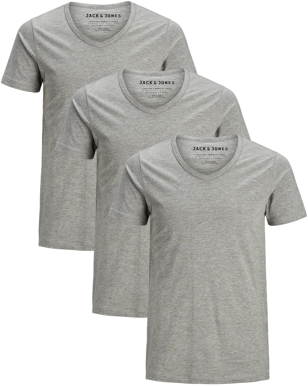 Jack & Jones 3er Pack V-Neck Basic T-Shirts