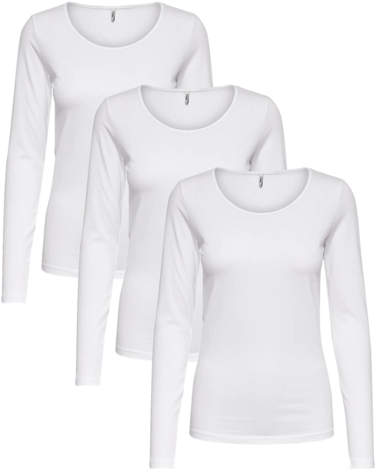 Only Basic Longsleeve 3er Pack