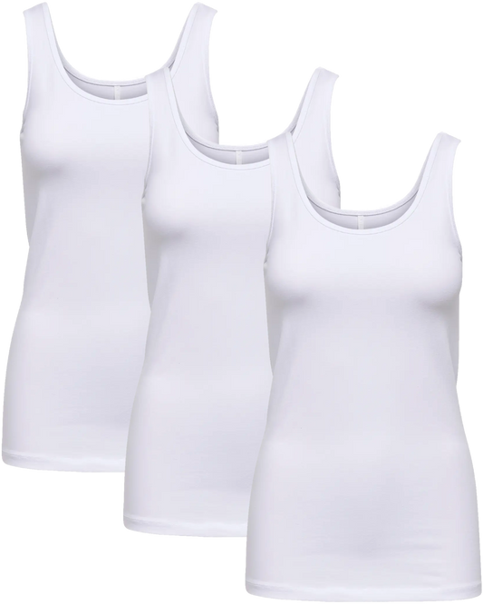 Only Tank Top 3er Pack