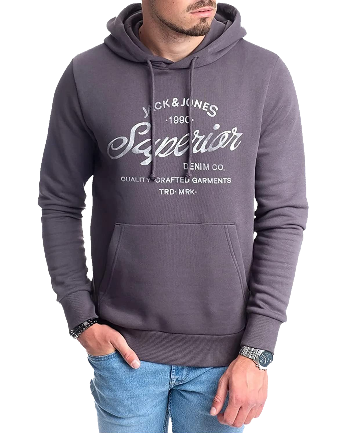 Jack & Jones Kapuzenpullover mit Print
