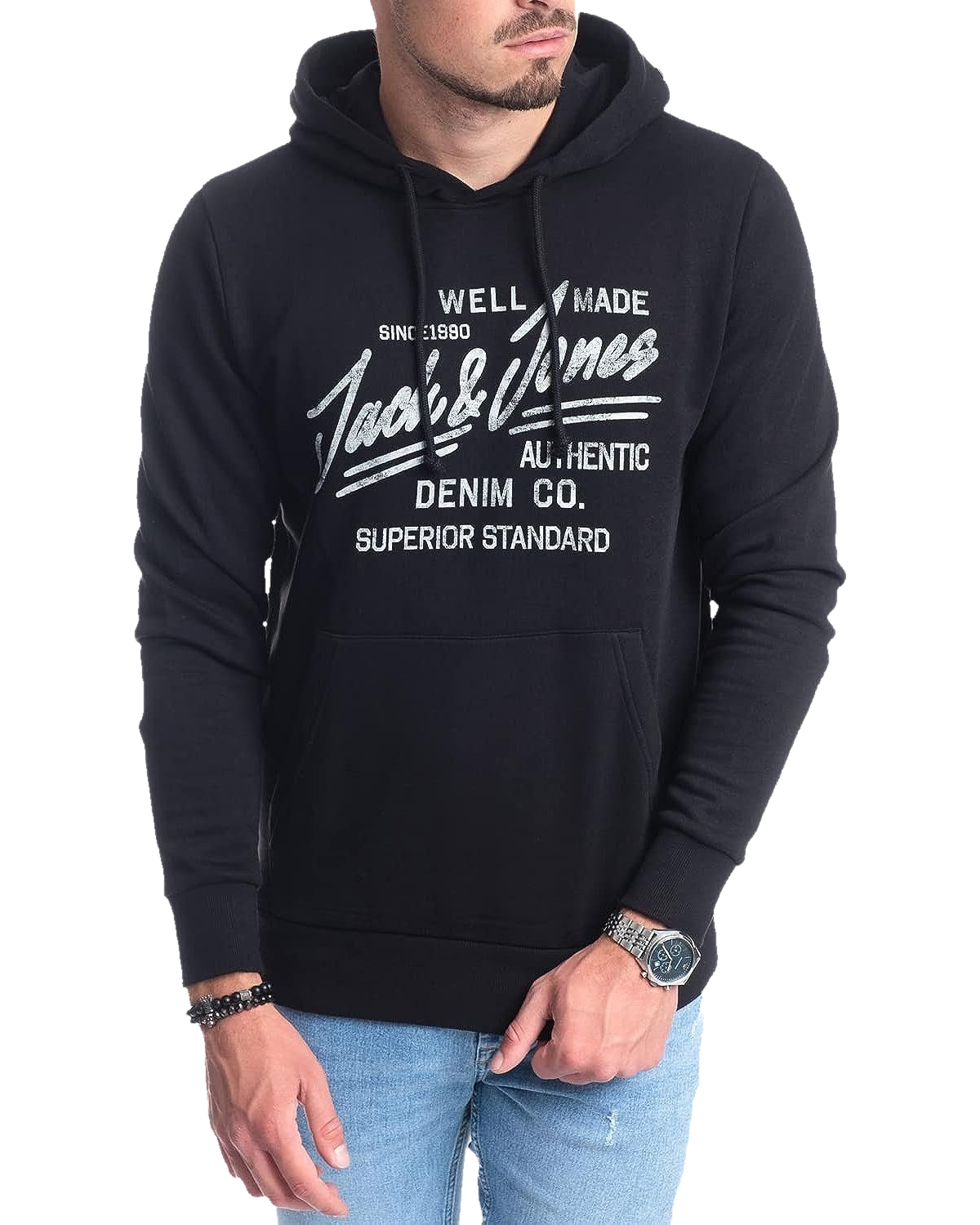 Jack & Jones Kapuzenpullover mit Print