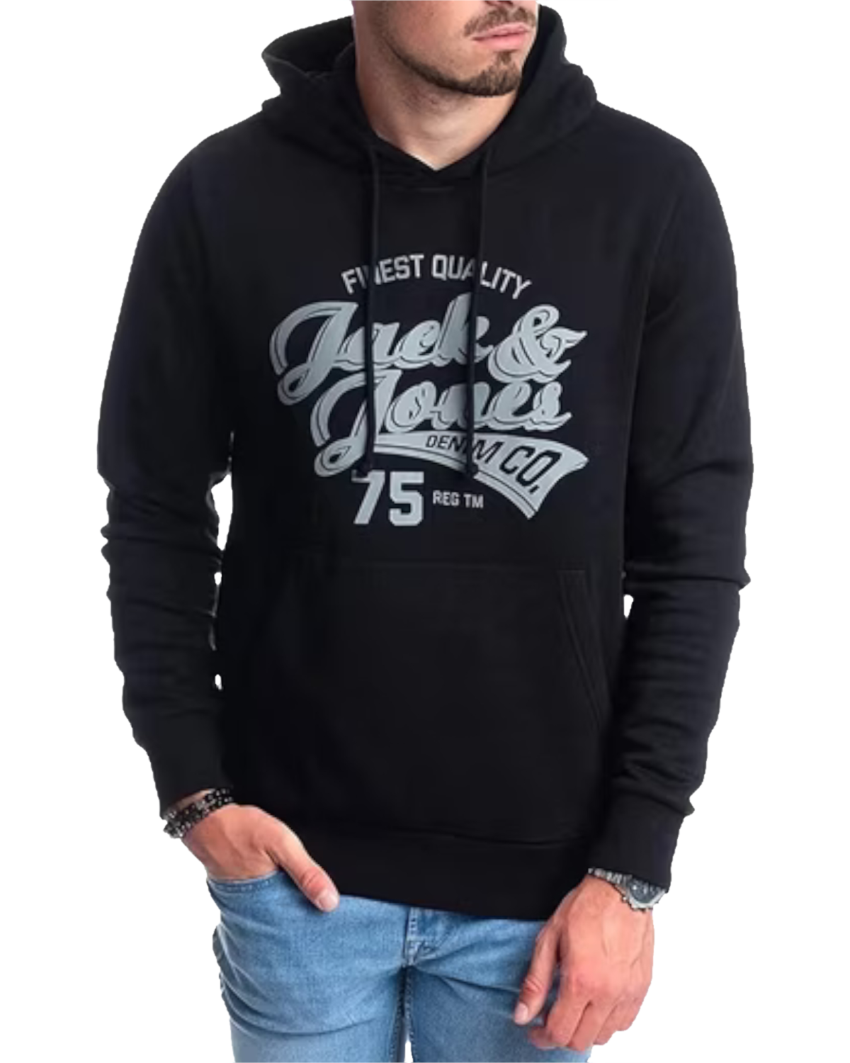 Jack & Jones Kapuzenpullover mit Print