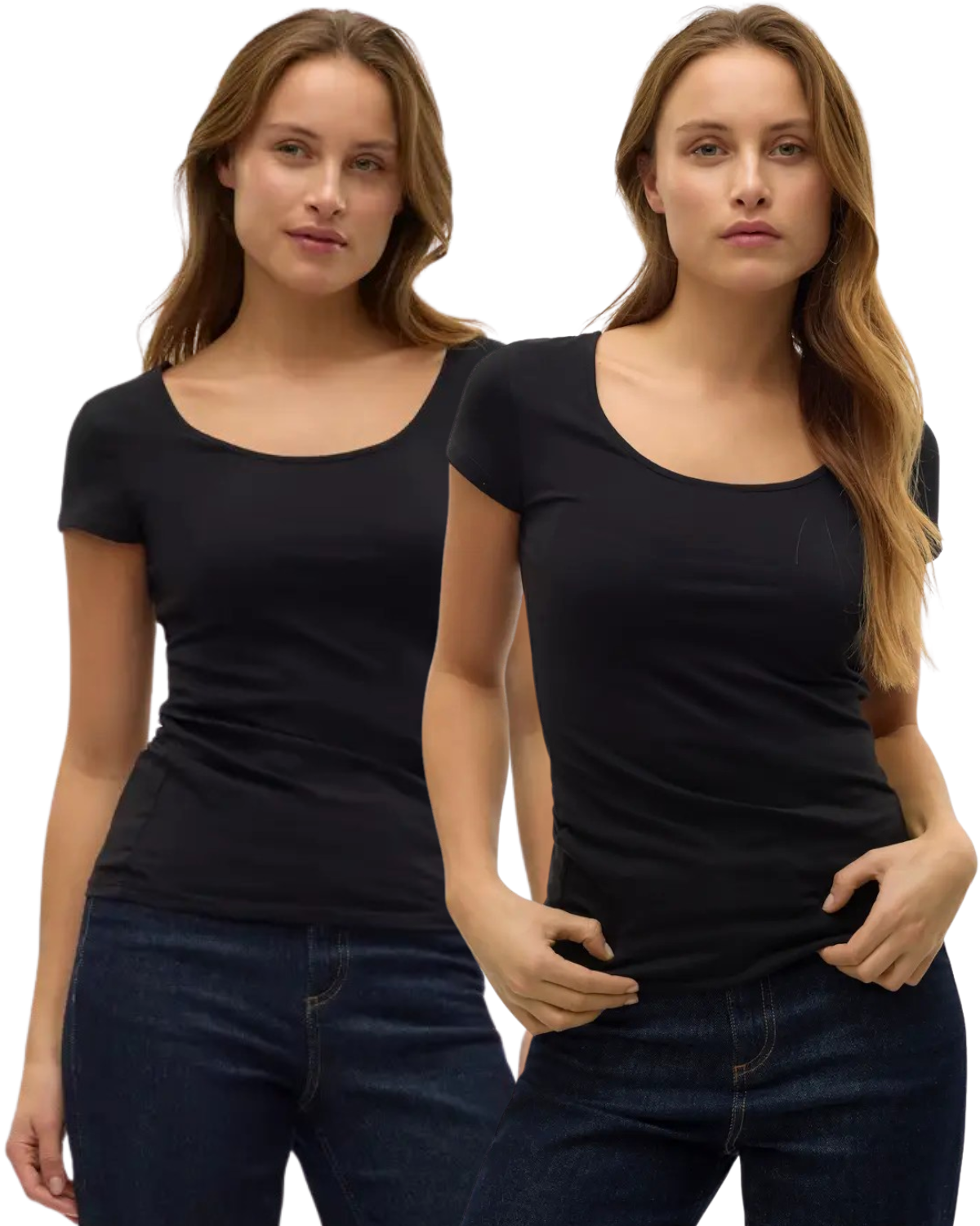 Vero Moda Basic T-Shirt Doppelpack