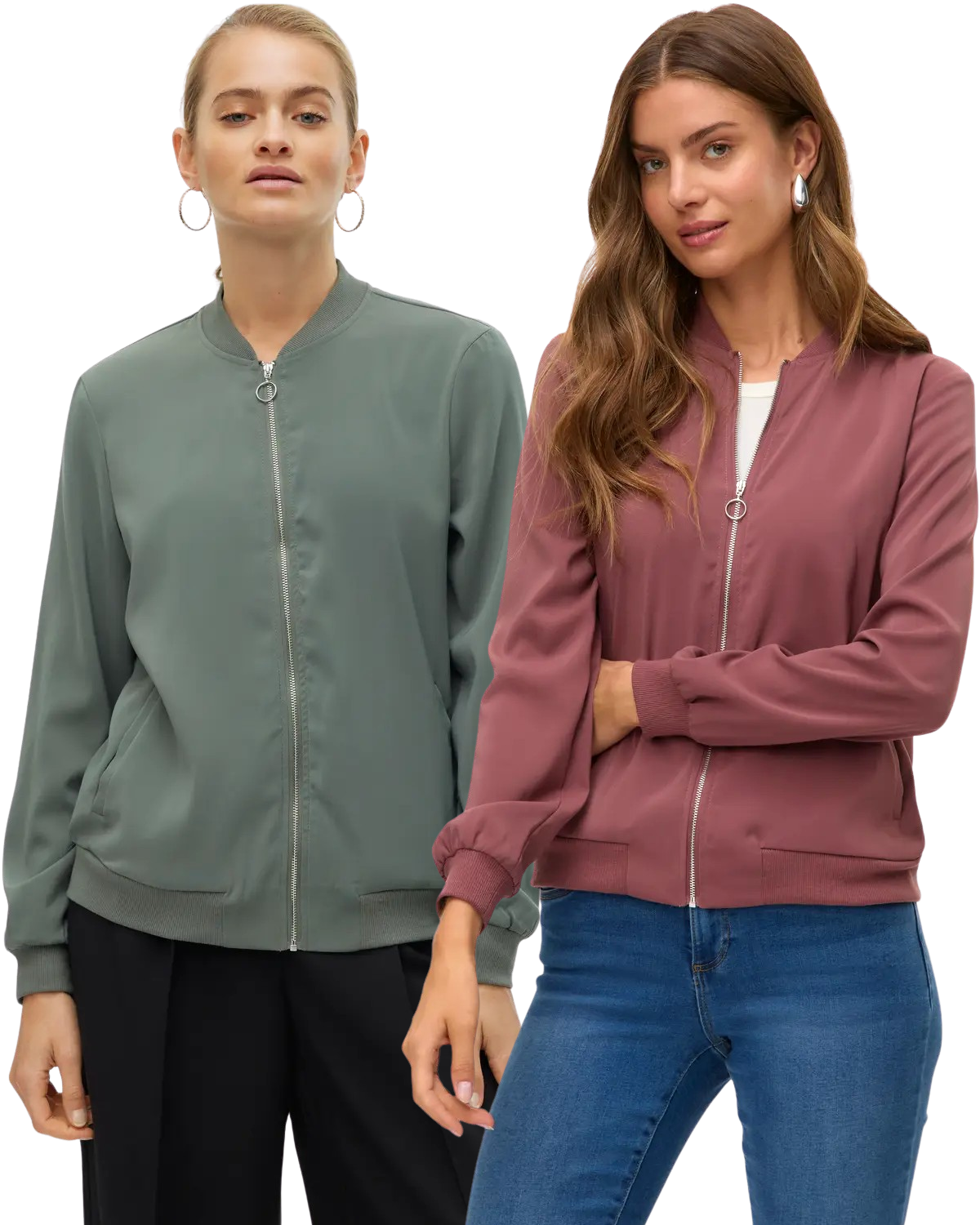 Vero Moda Bomberjacke leichte Übergangsjacke Doppelpack