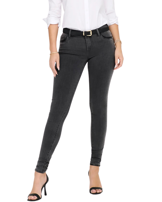 Only Rain Mid Waist Regular Skinny Jeans