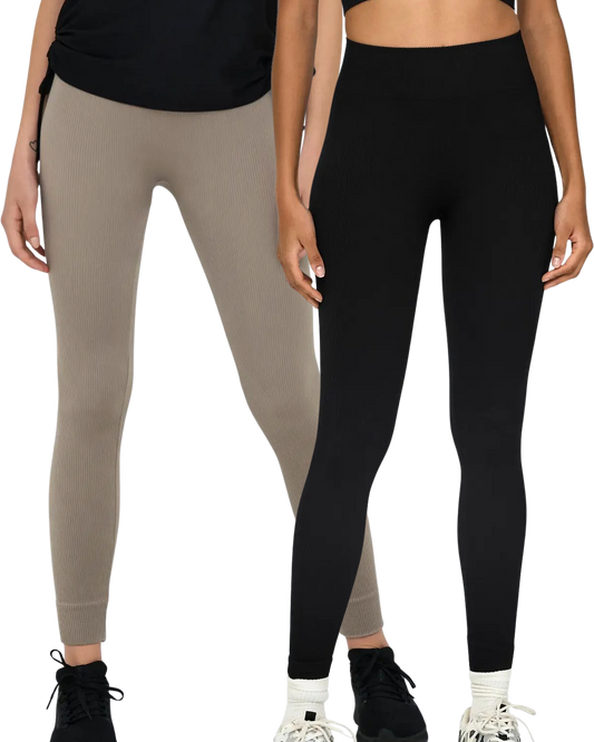 Only Play Highwaist Leggings Doppelpack