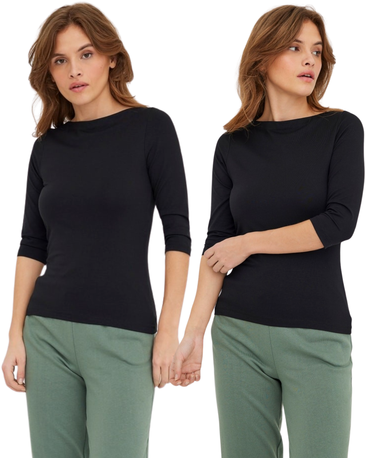 Vero Moda Basic 3/4 Arm Shirt Doppelpack