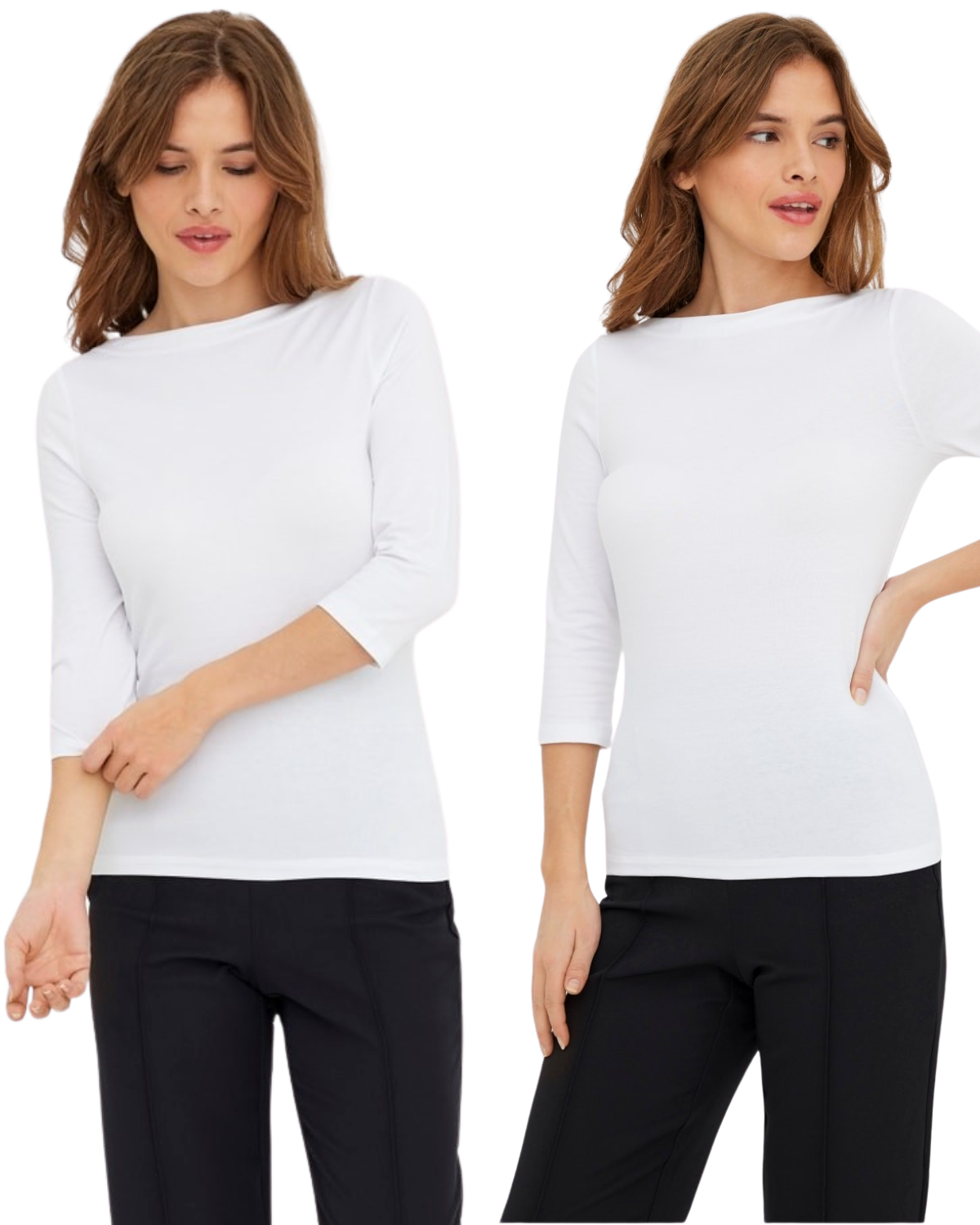 Vero Moda Basic 3/4 Arm Shirt Doppelpack