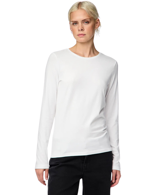 Pieces Basic Casual Langarmshirt