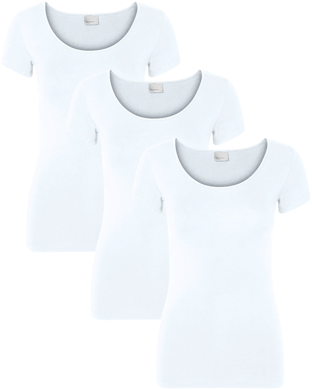 Vero Moda Basic T-Shirt 3er Pack