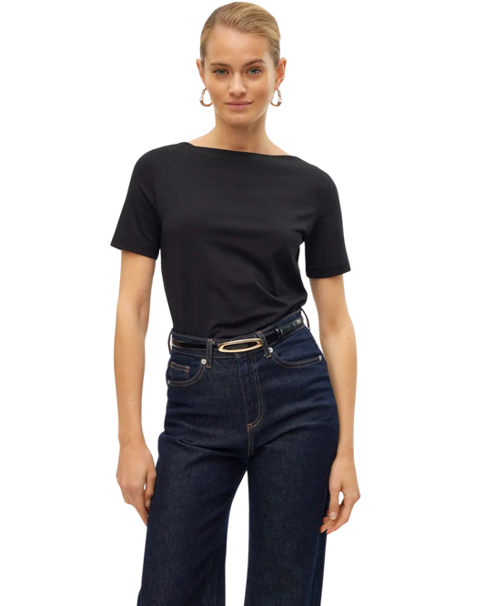 Vero Moda Shirt mit U-Boot Ausschnitt