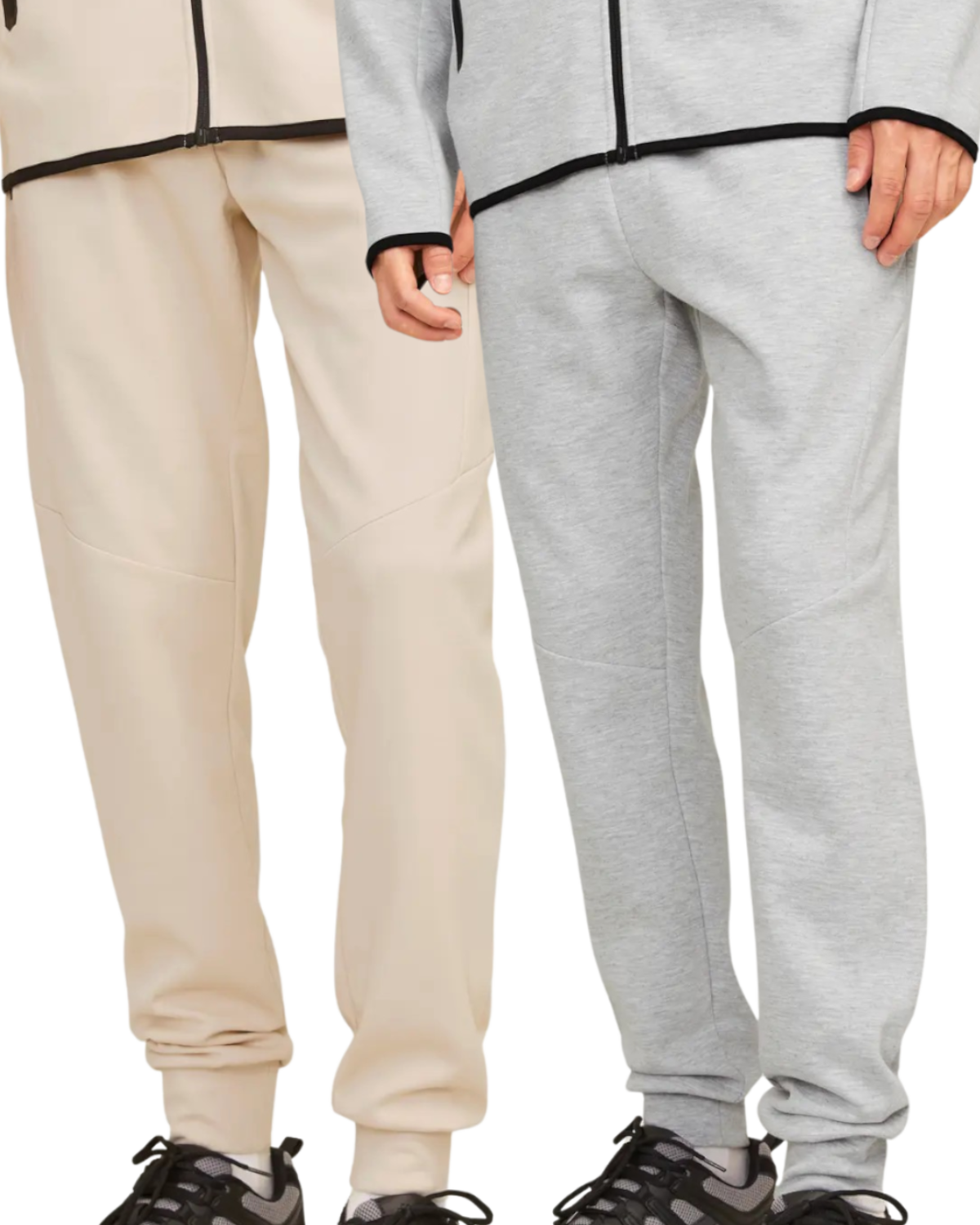 Jack & Jones Jogginghose sportliche Hosen im Doppelpack