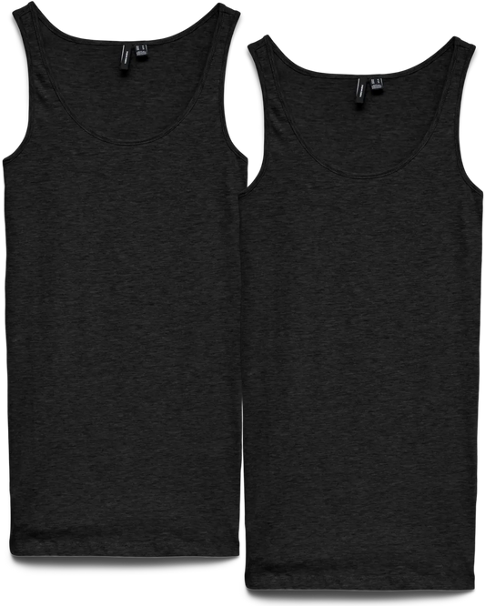 Vero Moda Long Basic Tanktop Doppelpack