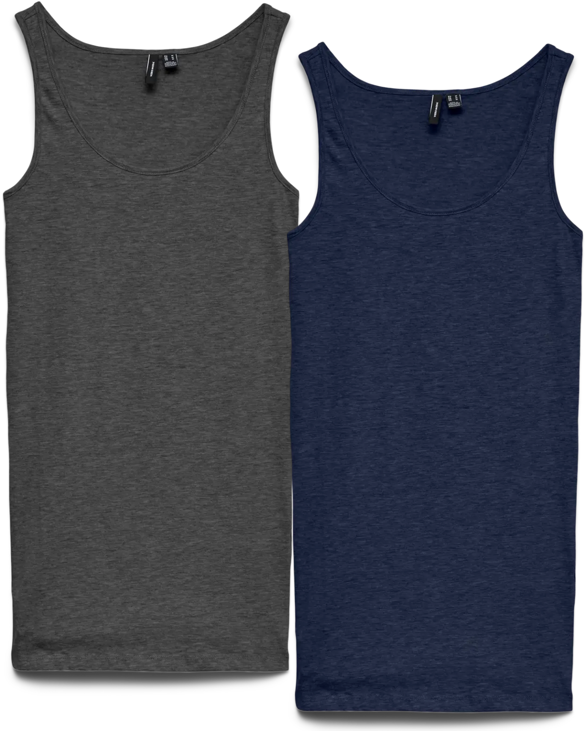 Vero Moda Long Basic Tanktop Doppelpack