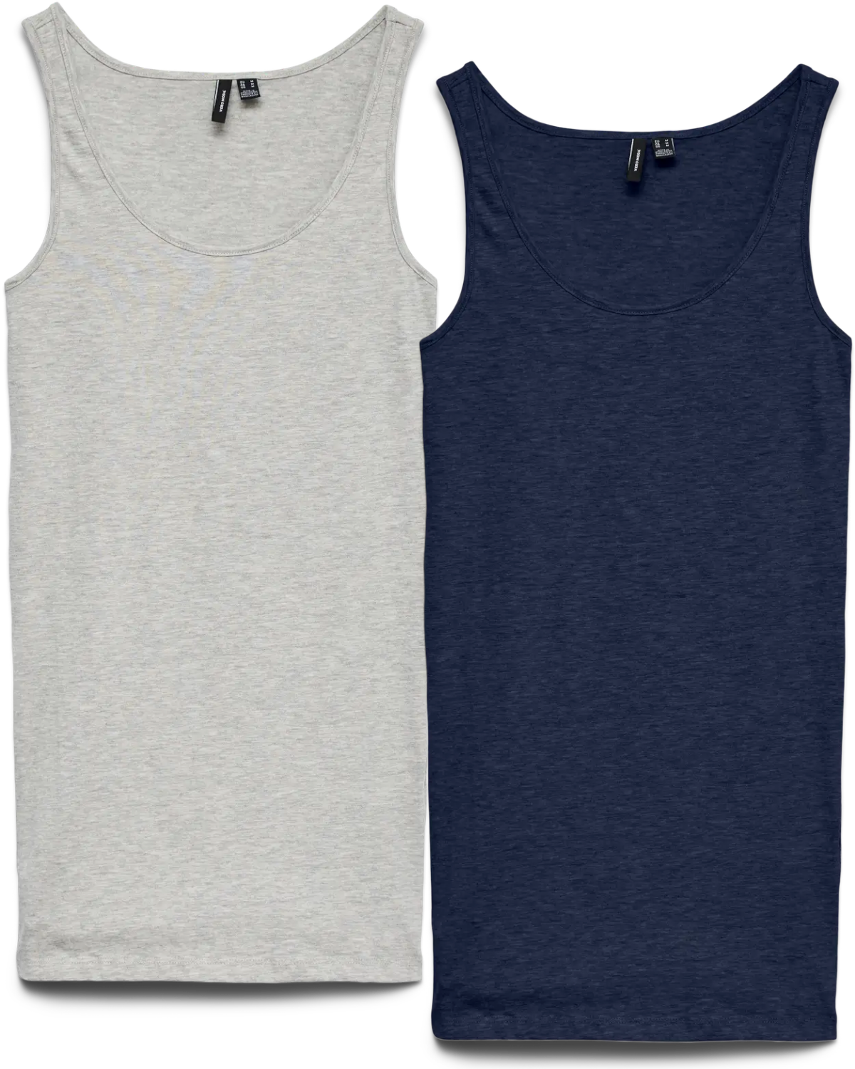 Vero Moda Long Basic Tanktop Doppelpack