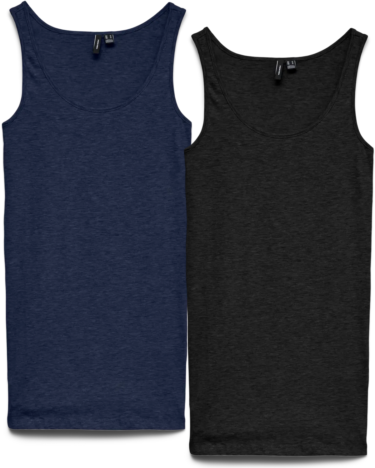 Vero Moda Long Basic Tanktop Doppelpack