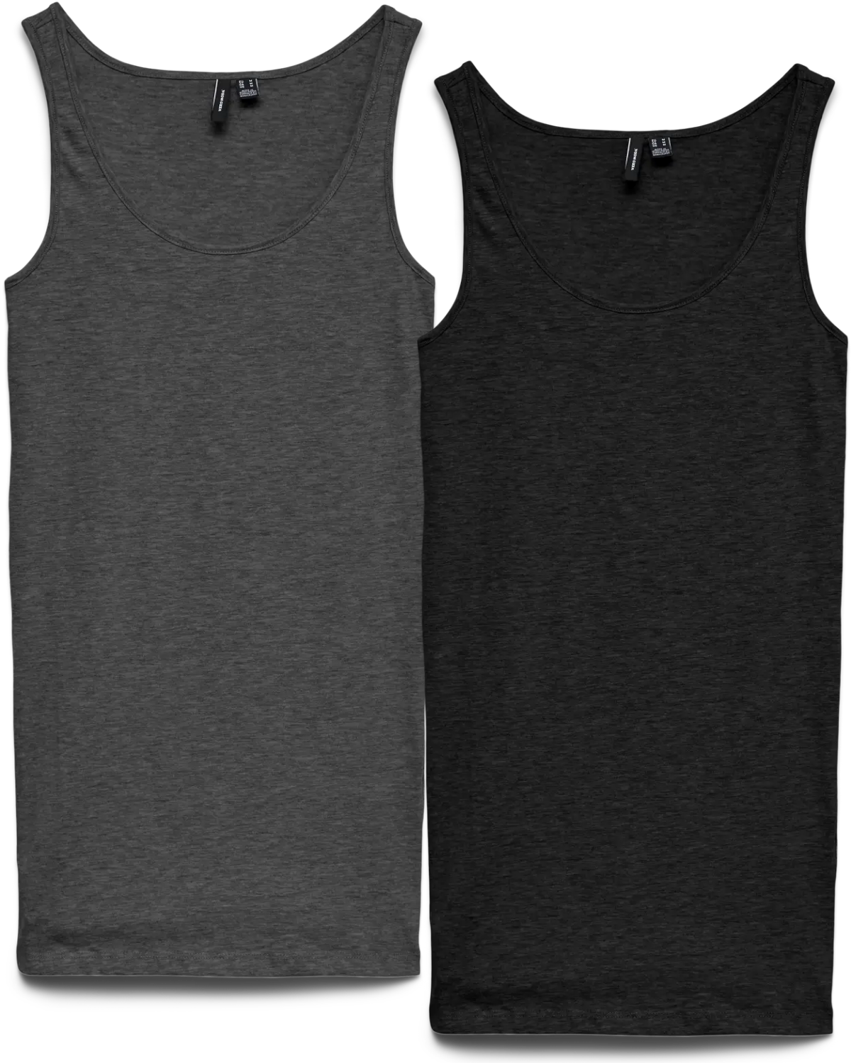 Vero Moda Long Basic Tanktop Doppelpack