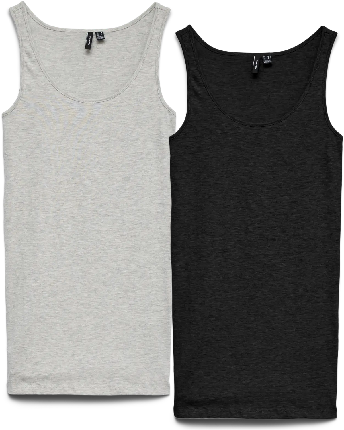 Vero Moda Long Basic Tanktop Doppelpack