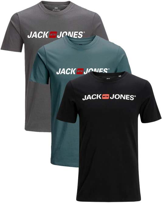 Jack & Jones 3er-Pack Slim Fit T-Shirts