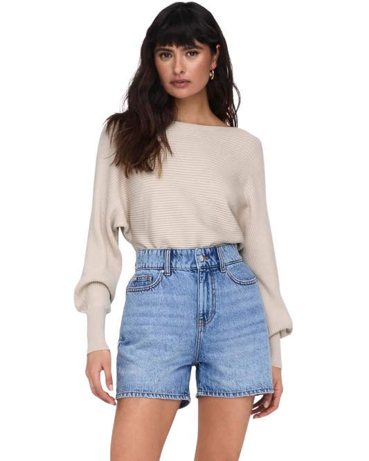 Only Pullover mit Fledermausärmel