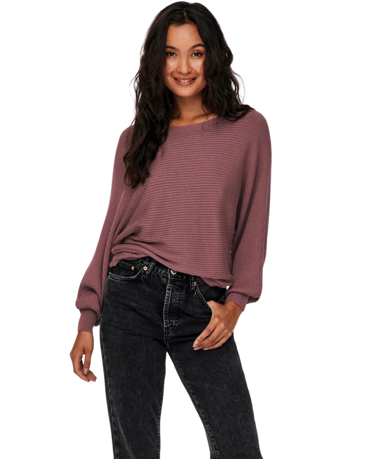Only Pullover mit Fledermausärmel