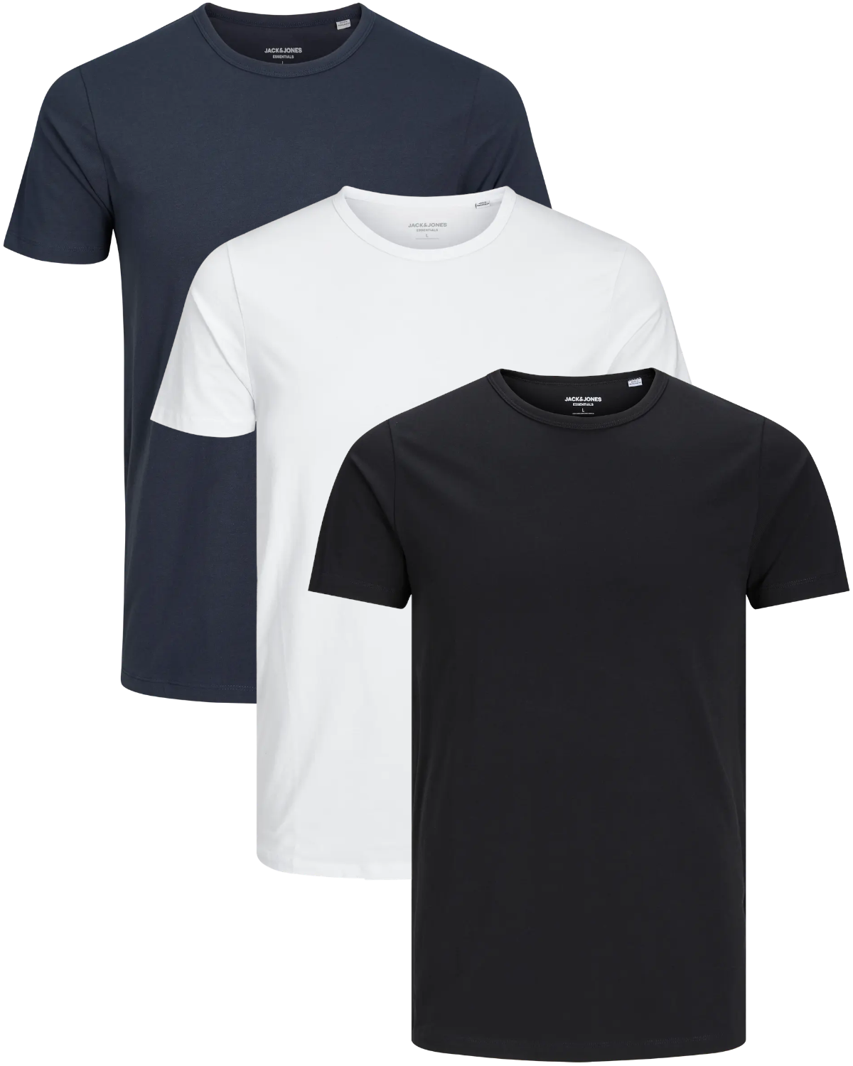 Jack & Jones 3er Pack O-Neck Basic T-Shirts