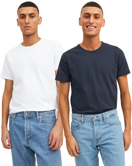 Jack & Jones Basic rundhals T-Shirt Doppelpack