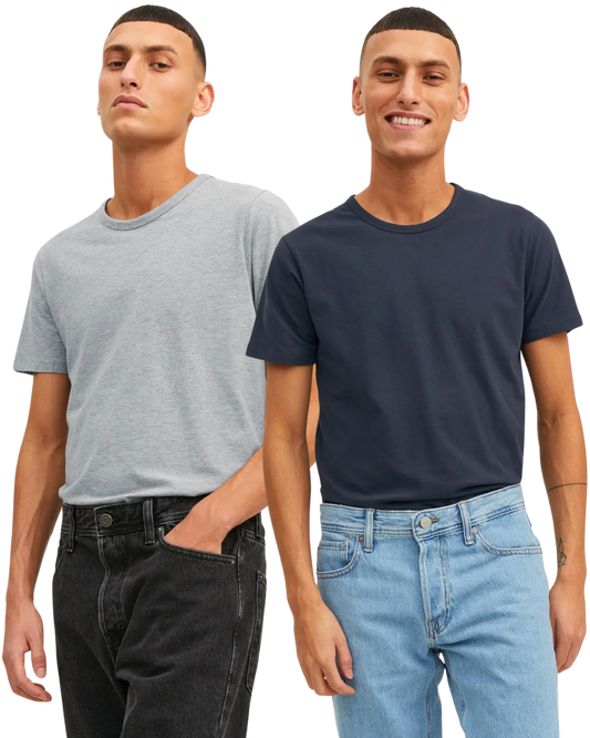 Jack & Jones Basic rundhals T-Shirt Doppelpack
