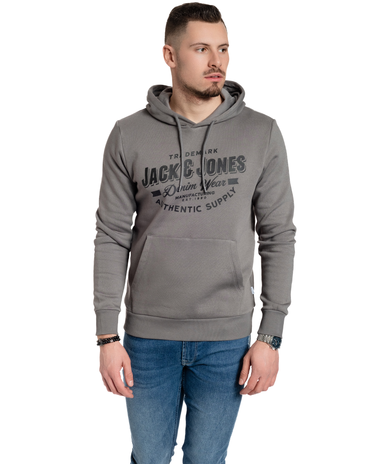 Jack & Jones Kapuzenpullover mit Print