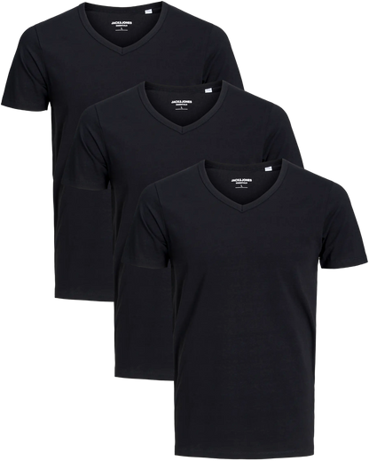 Jack & Jones 3er Pack V-Neck Basic T-Shirts
