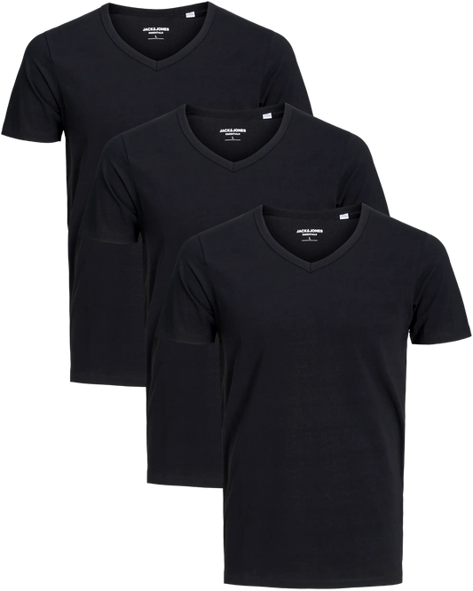 Jack & Jones 3er Pack V-Neck Basic T-Shirts