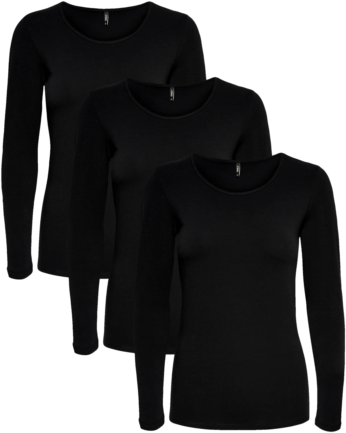 Only Basic Longsleeve 3er Pack