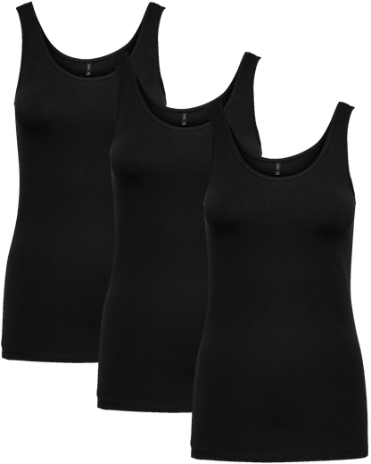 Only Tank Top 3er Pack