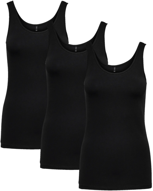 Only Tank Top 3er Pack