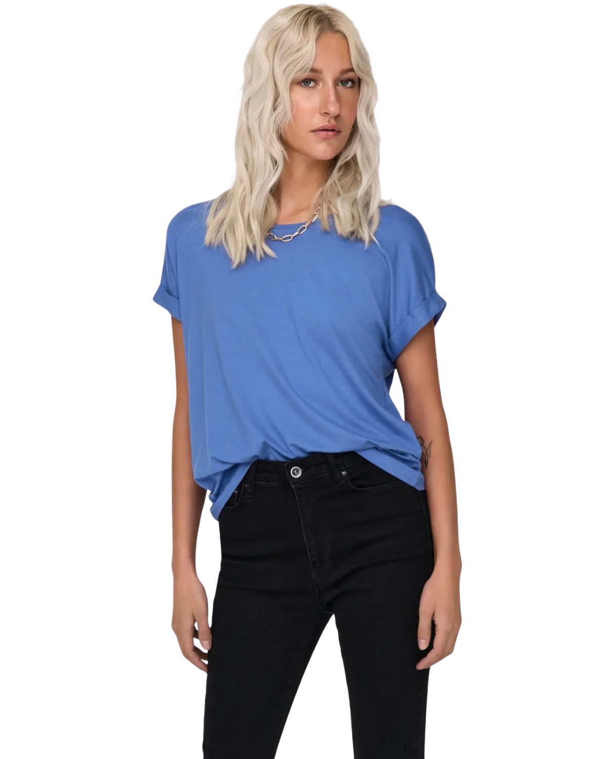 Only T-Shirt Stilvolles Basic Shirt mit Rundhalsausschnitt