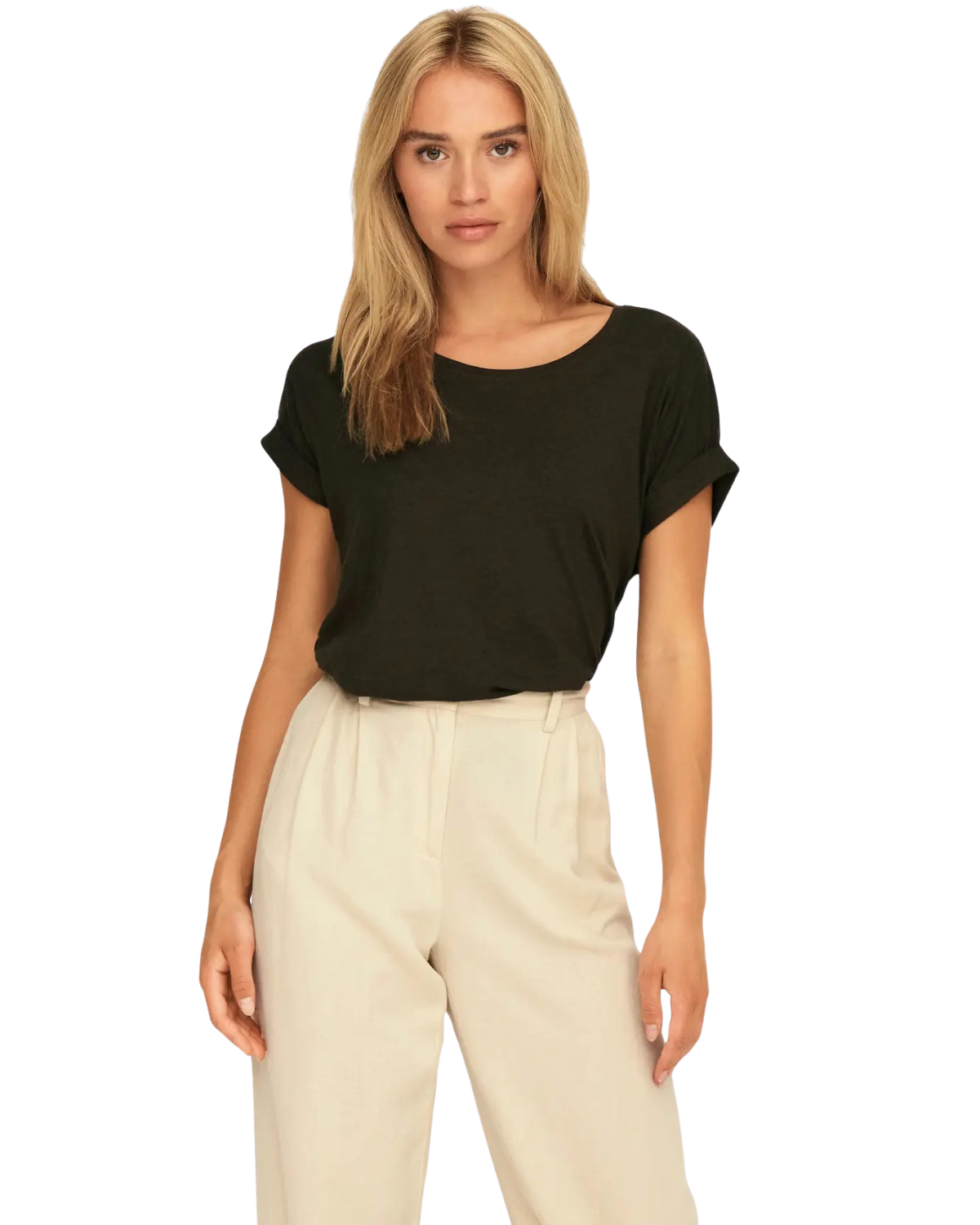 Only T-Shirt Stilvolles Basic Shirt mit Rundhalsausschnitt
