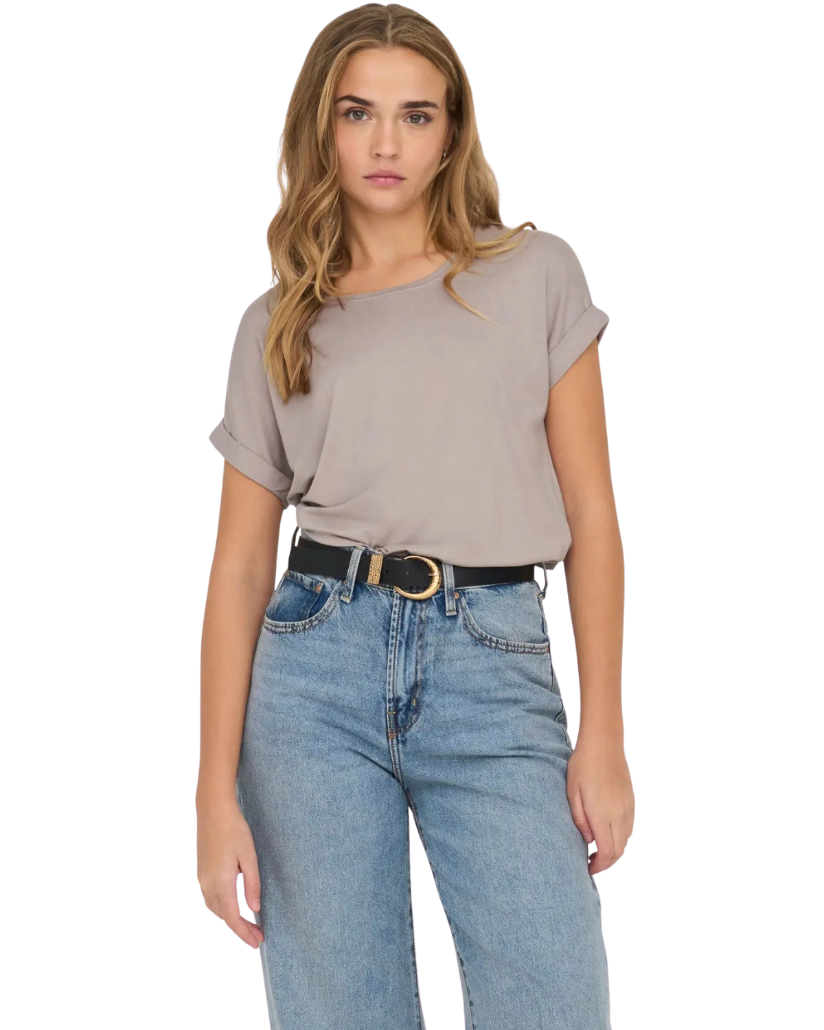 Only T-Shirt Stilvolles Basic Shirt mit Rundhalsausschnitt
