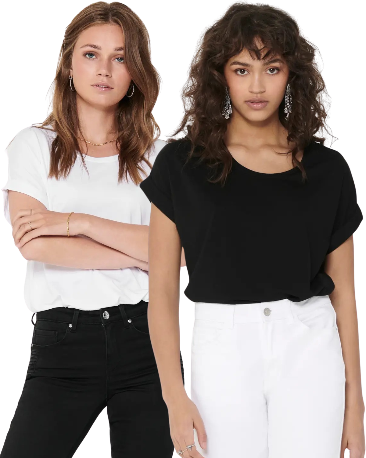 Only  Basic T-Shirt Doppelpack