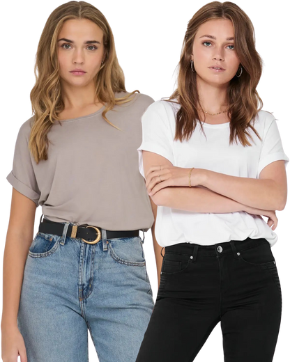 Only  Basic T-Shirt Doppelpack