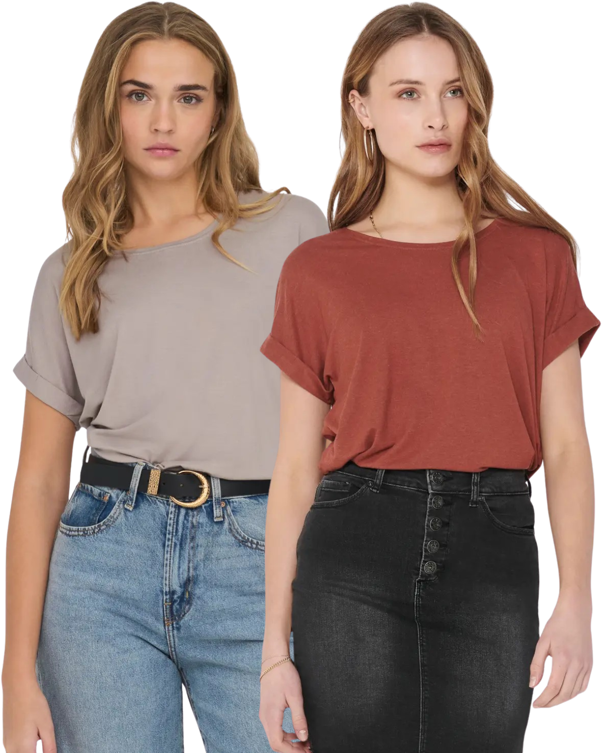 Only  Basic T-Shirt Doppelpack