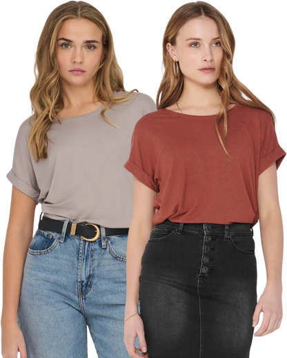 Only  Basic T-Shirt Doppelpack