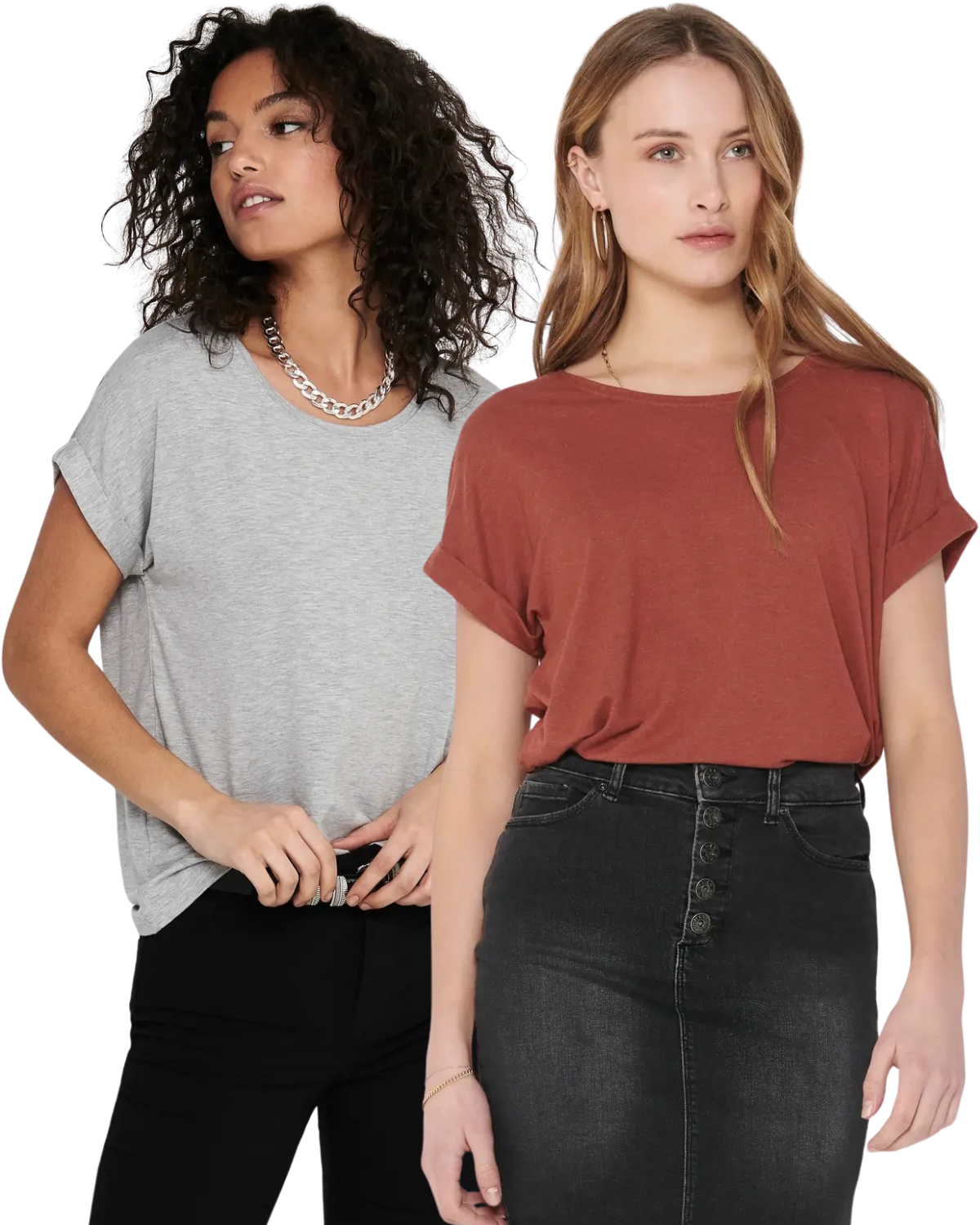 Only  Basic T-Shirt Doppelpack