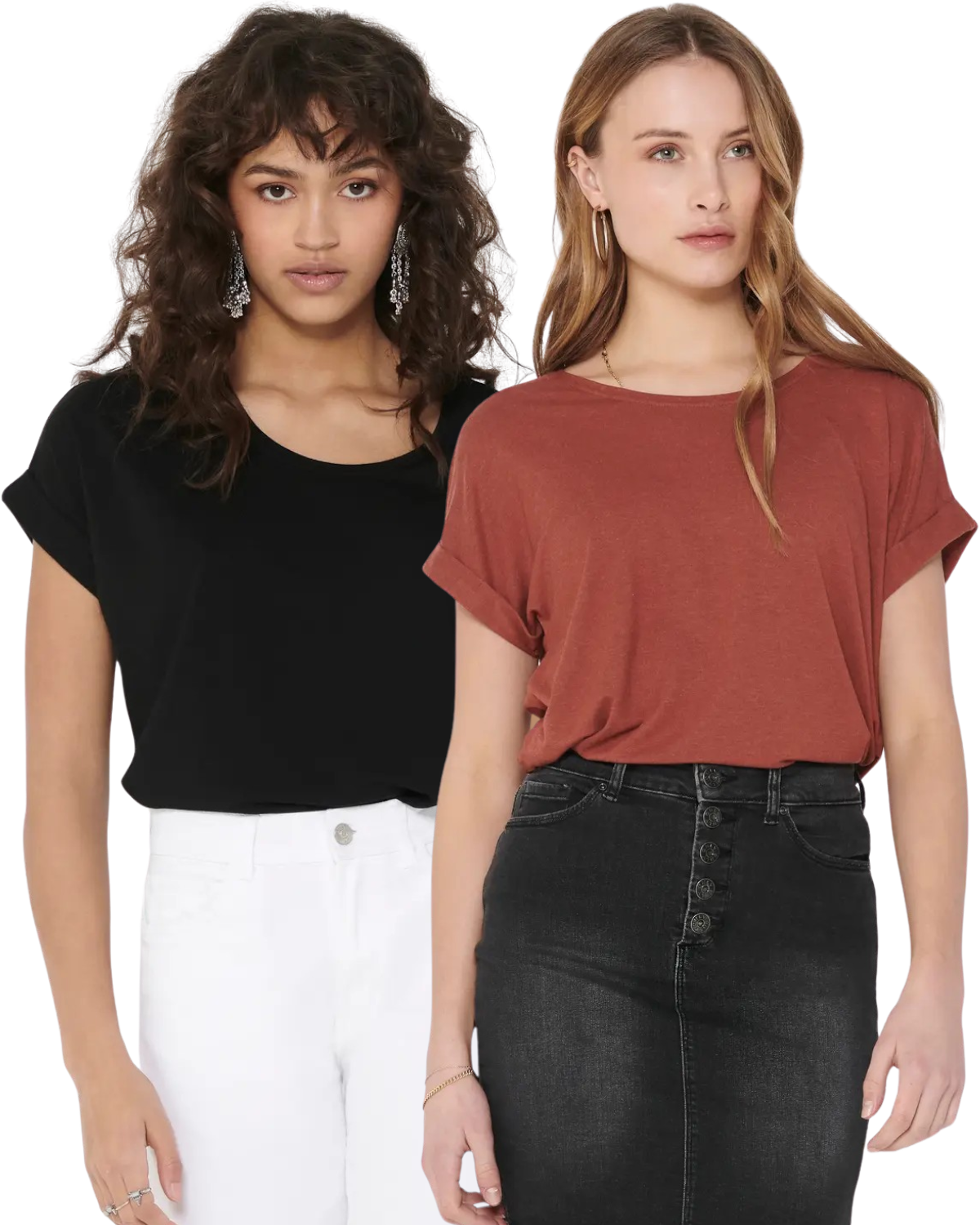 Only  Basic T-Shirt Doppelpack