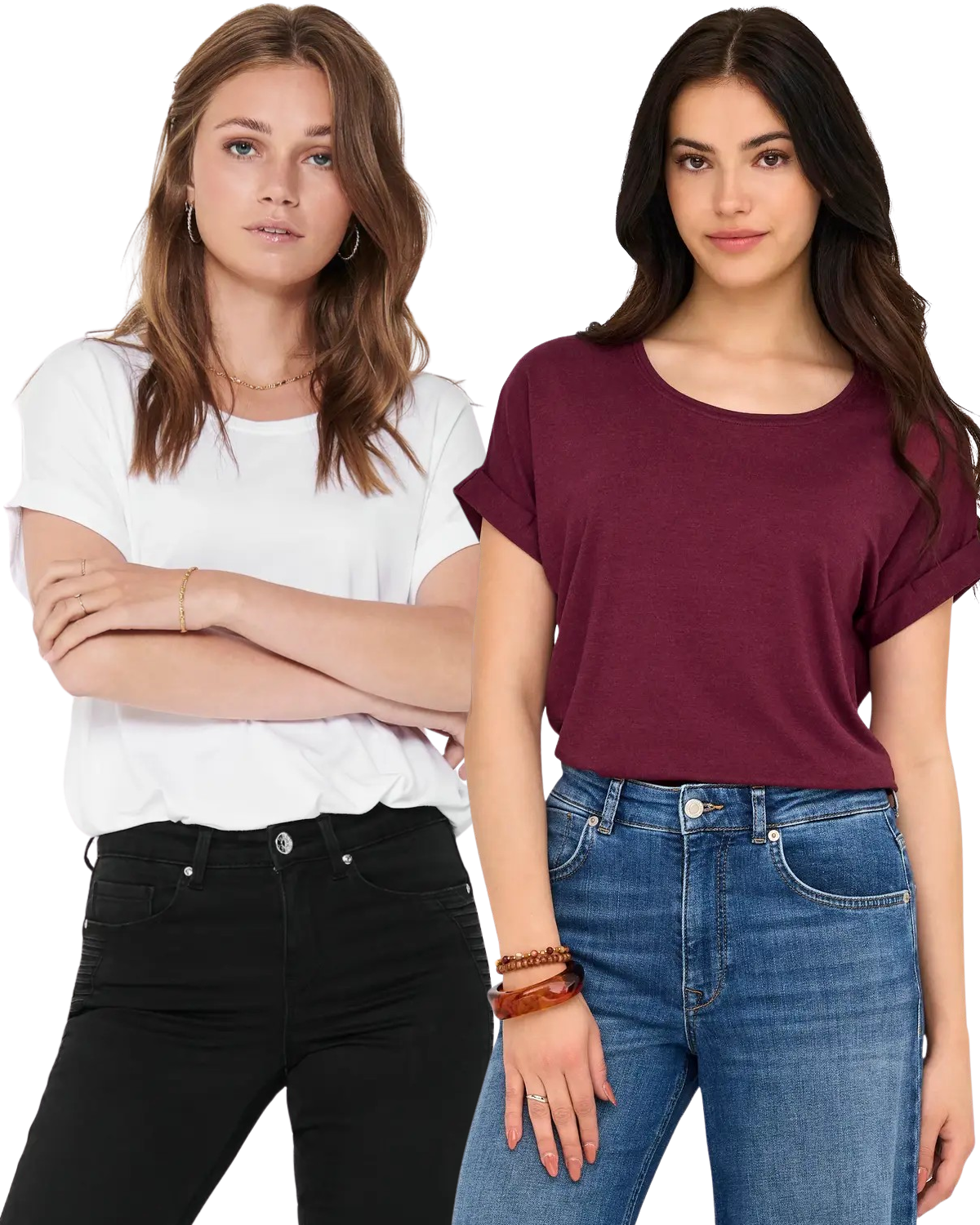 Only  Basic T-Shirt Doppelpack