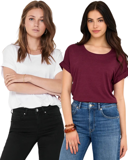Only  Basic T-Shirt Doppelpack